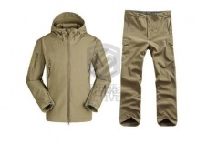 Комплект:Куртка+брюки SoftShell, (флис) M Brown