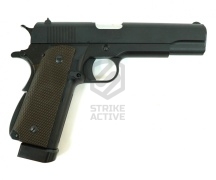 Пистолет пневм WE-E005A  COLT M1911А1  металл, CO2  Black (WE)