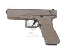 Пистолет эл/пневм CM030 Glock 18c Tan (CYMA) 