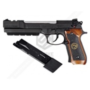 Пистолет пневм M92SP-L1-BR M92F BioHazard Extended/Brown grip, металл (WE)