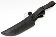 Ножны под нож (клинок 15-17см) кожа Black