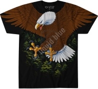 Футболка VINTAGE EAGLE ( XL )  (Liquid Blue)