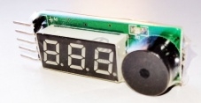 Тестер индикатор напряжения для Li-Po / Li-Fe аккумуляторов (iPower)