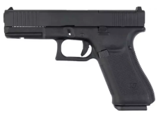 Пистолет пневм WE-G001RDVB-BK  GLOCK-17 ge5 металл слайд,смен. накладки,площадки по оптику Black(WE)