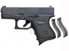 Пистолет пневм WE-G006B-BK GLOCK-27 gen4, металл слайд, сменные накладки  Black (WE)