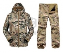 Комплект: Куртка+брюки Soft Shell,(флис)  M Multicam
