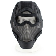 Маска Tactical V7 сетчатая на все лицо Black