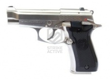 Пистолет пневм WE-M013-SV  Beretta M84 GBB Professional Training металл  Silver (WE)