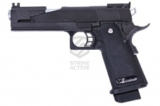 Пистолет пневм WE-H005A COLT M1911 HI-CAPA 5.1  металл, дл. рамка, компенсатор, Dragon  (WE)