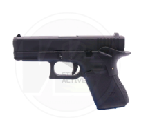 Пистолет пневм WE-G011-BK  GLOCK-19 GBB gen5 металл слайд, сменные накладки  Black (WE)