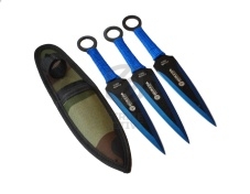 Нож метательный(син стропа,кольцо) BOKER (ст 65Х13)BL 3шт