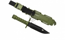 Штык-нож M9 резиновый на М серию Green