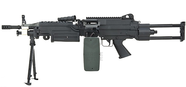 Пулемет эл/пневм M249 PARA метал. (A&K)